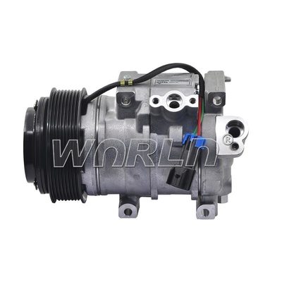 RC. ¿Qué quieres decir?600.486 Compresor de aire acondicionado automático para 10SRE18C Máquina pá Carregadeira John Deere 624k 544k - 24 Volts Polia 8pk 126mm WXTK176