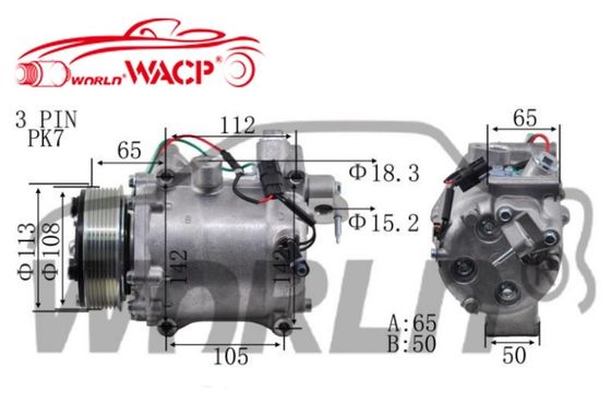 Compresor de aire de automóvil de alta calidad 8643296 para Honda CRV para Crosstour para Civic RE4 2.4 WXHD013