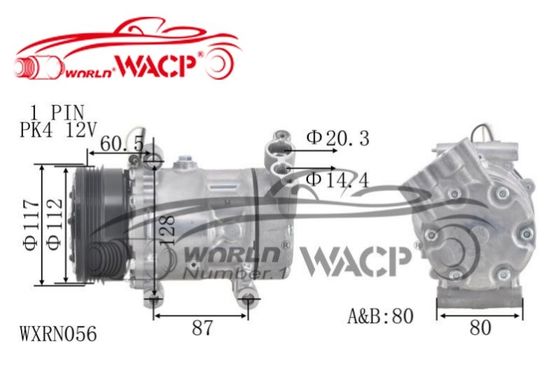 273000QAJ 8200037058 8200840770 Compresor de aire acondicionado para automóviles para Renault Clio para Twingo WXRN056