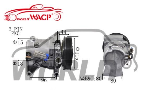 RC. ¿Qué quieres decir?600.225 Compresor de aire acondicionado para automóviles 51786321 para Palio Fire Uno Siena WXFT023