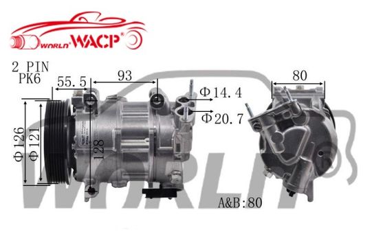 1139068 6CVC13 5PK Compresores de aire acondicionado para automóviles para Opel Zafira para Astra1.6 WXOP006