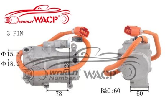 Compresor de aire acondicionado eléctrico ES18C OEM 8837047010 700510539 para Toyota Prius W1 W2 1.5 WXHB002